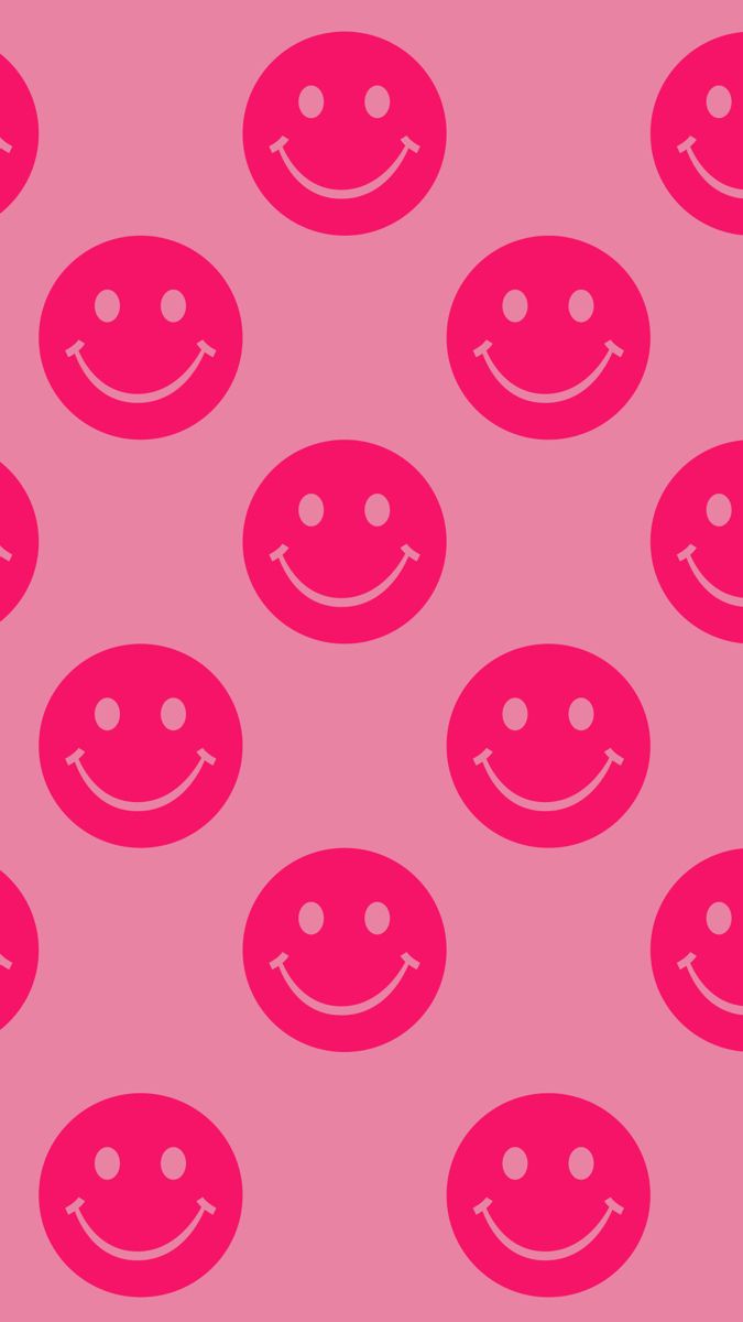 pink smiles screensaver. Preppy wallpaper, Simple iphone wallpaper, iPhone wallpaper pattern