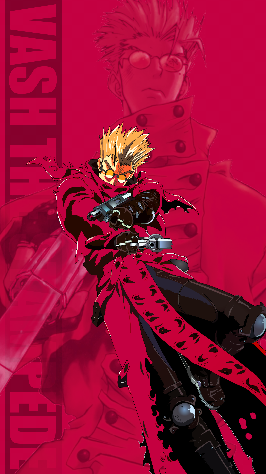 Made a vash the stampede phone background for anyone to use