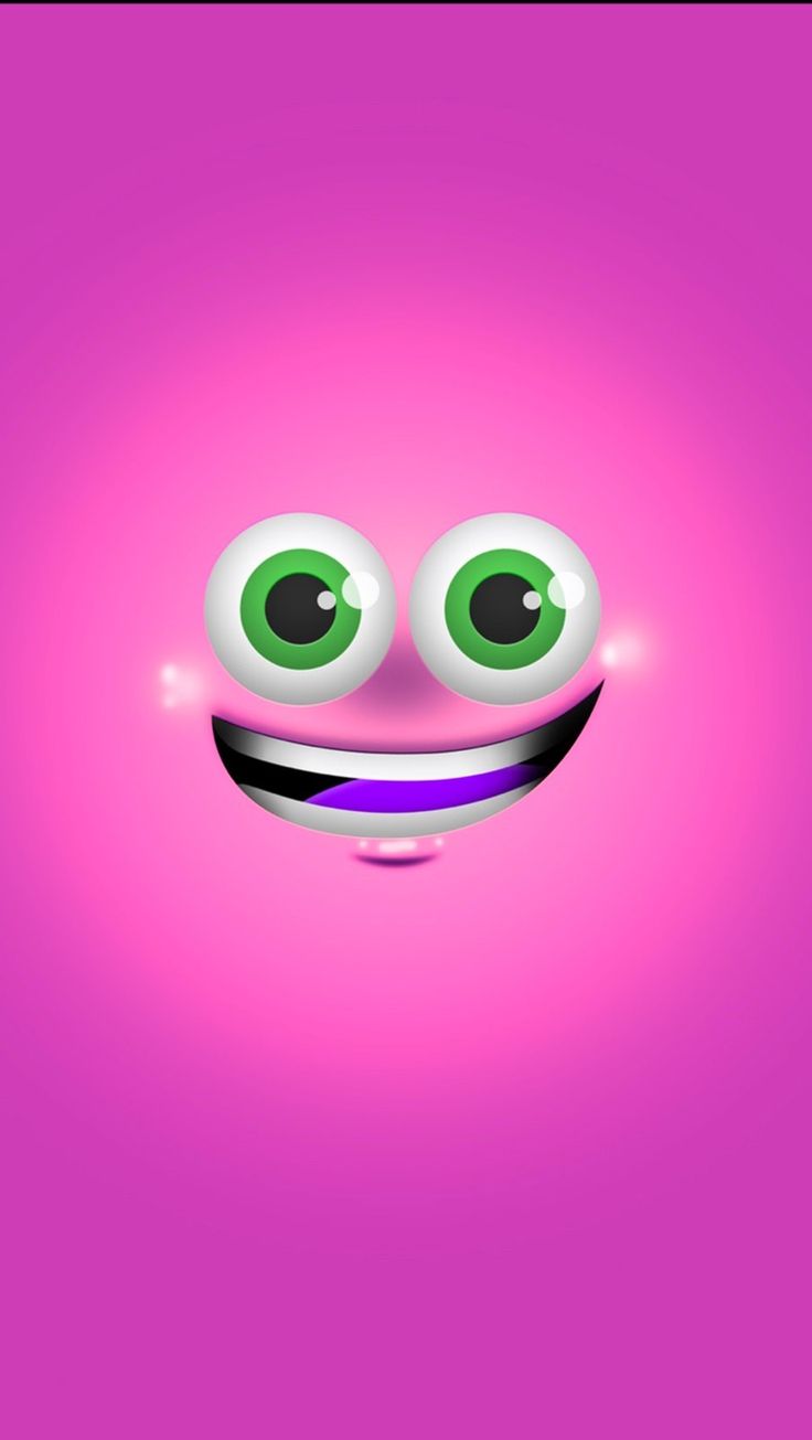 Pink Smiley Wallpaper. Funny iphone wallpaper, Cute cartoon wallpaper, Smile wallpaper