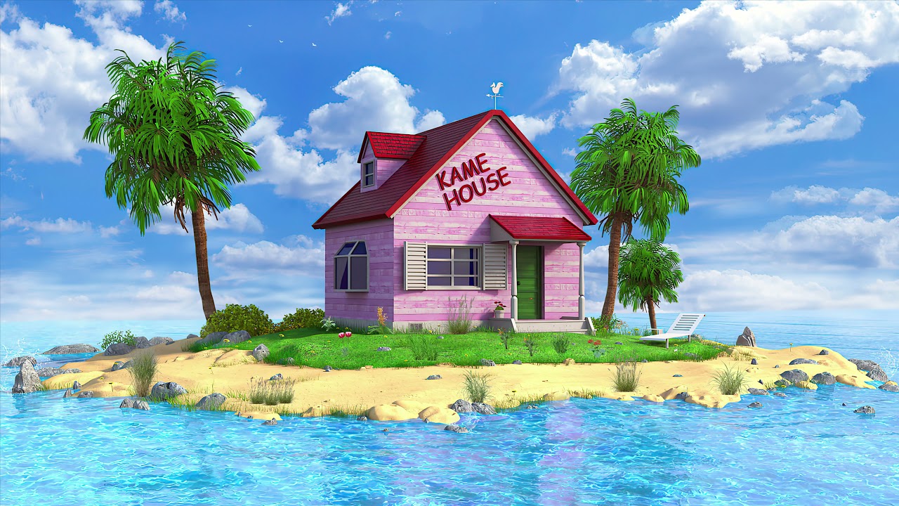 Live Wallpaper 4K Kame House (Dragon Ball)