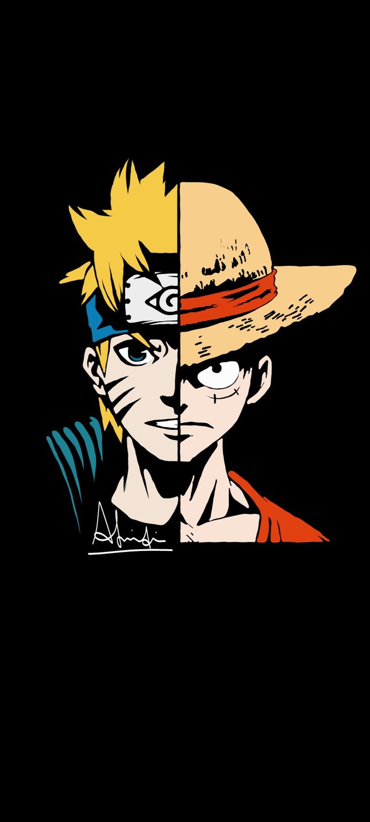 Naruto and Luffy. Luffy, Android wallpaper anime, Anime wallpaper