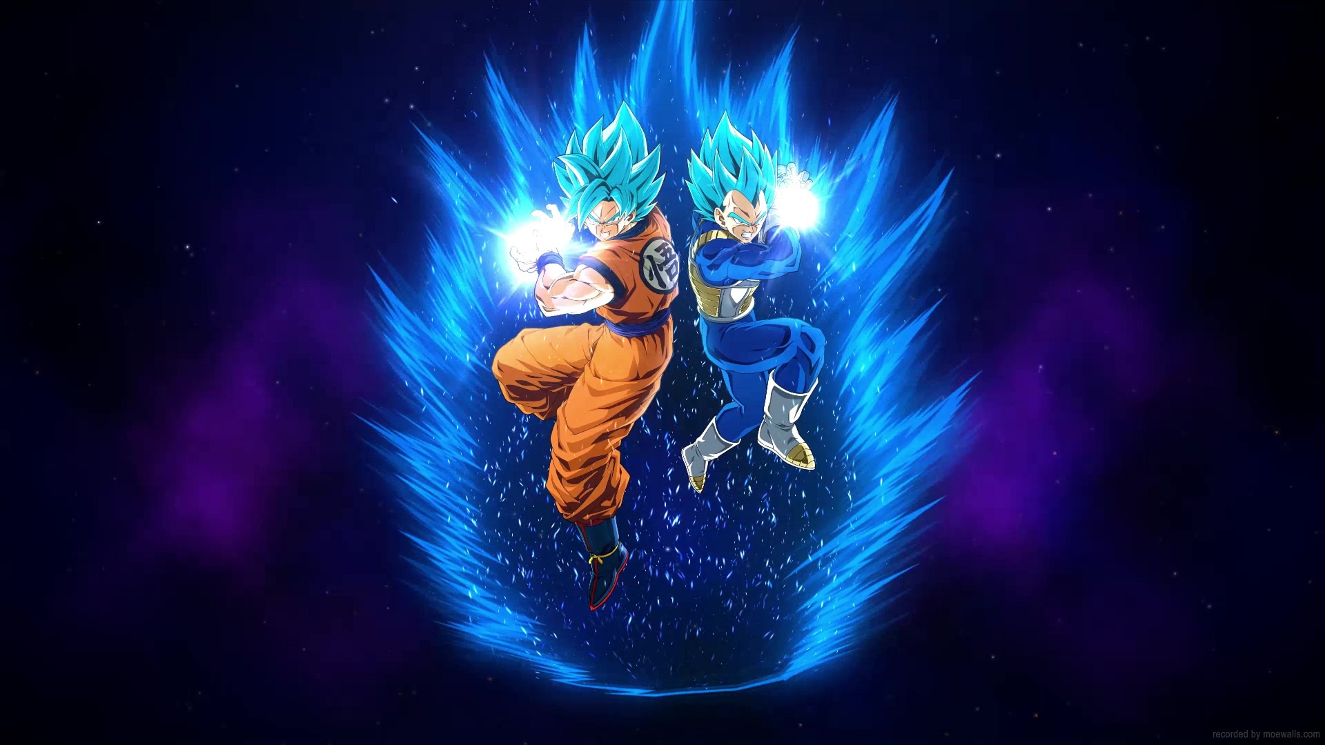 Goku X Vegeta Galick Kamehameha Super Saiyan God Live Wallpaper