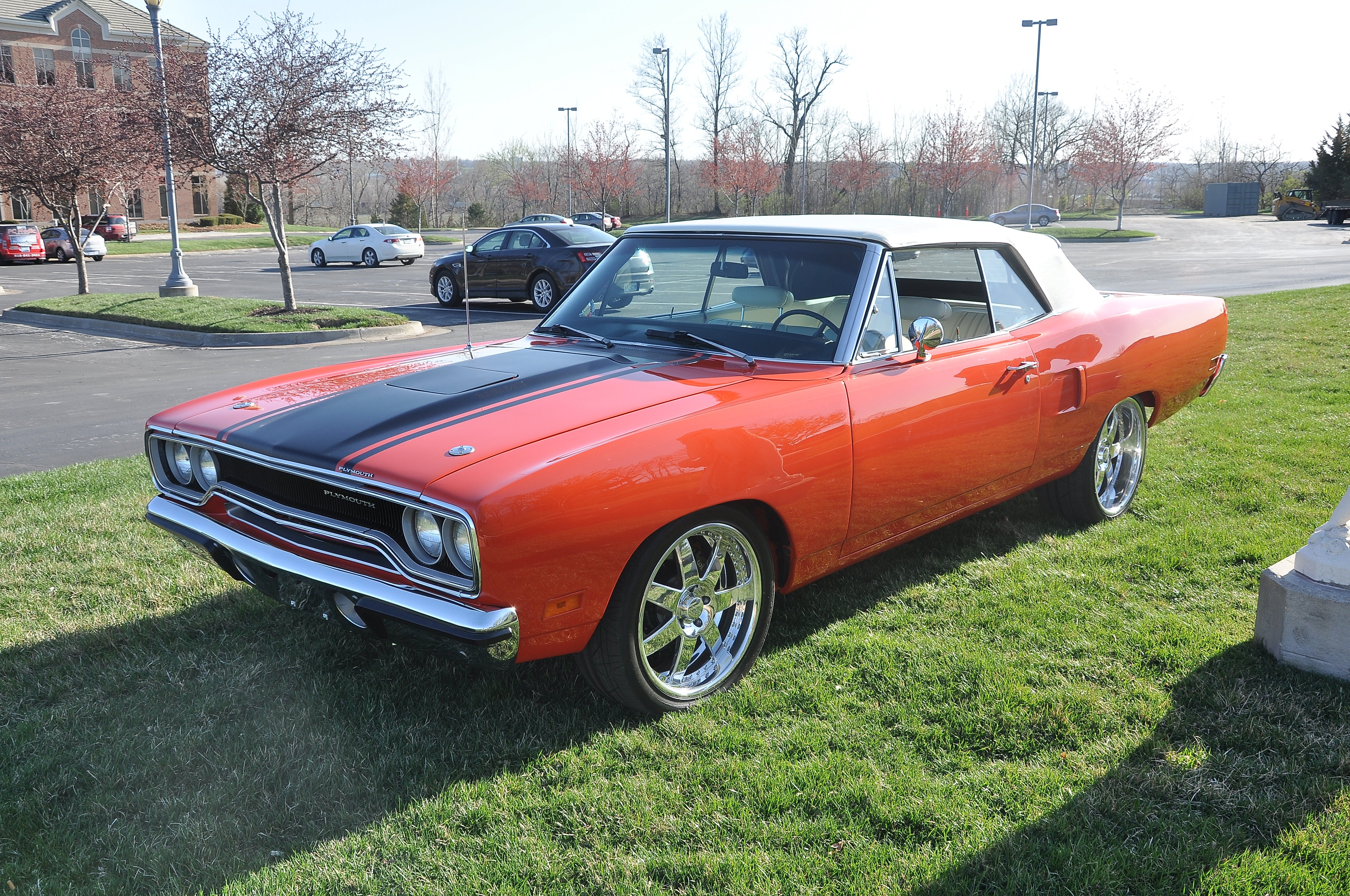 Plymouth Road Runner Convertible Streetrod Streetmachine Hot Rod Street Machine USA 4288x2848 04 Wallpaperx2848