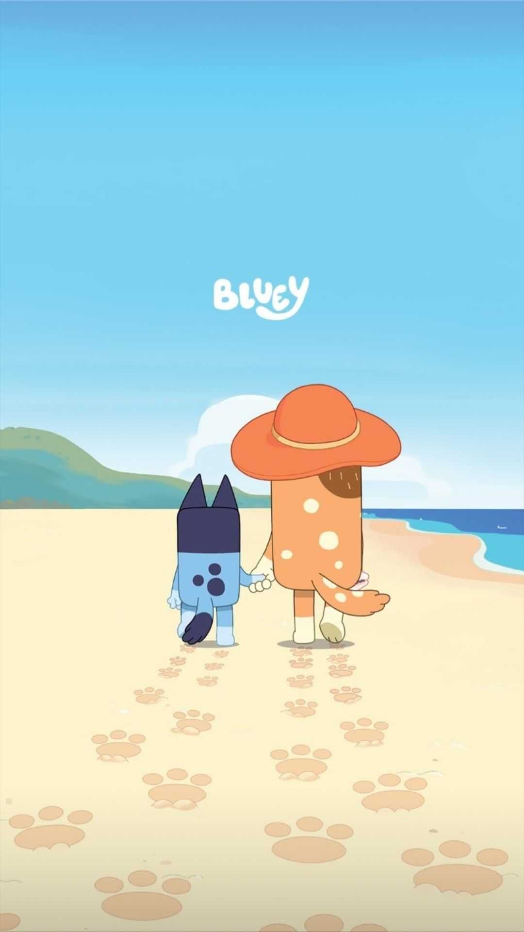 Bluey Wallpaper Browse Bluey Wallpaper with collections of Always Tomorrow, Animated, Bingo, Bluey, Di. Cartoon wallpaper, Cartoon wallpaper iphone, Cute drawings