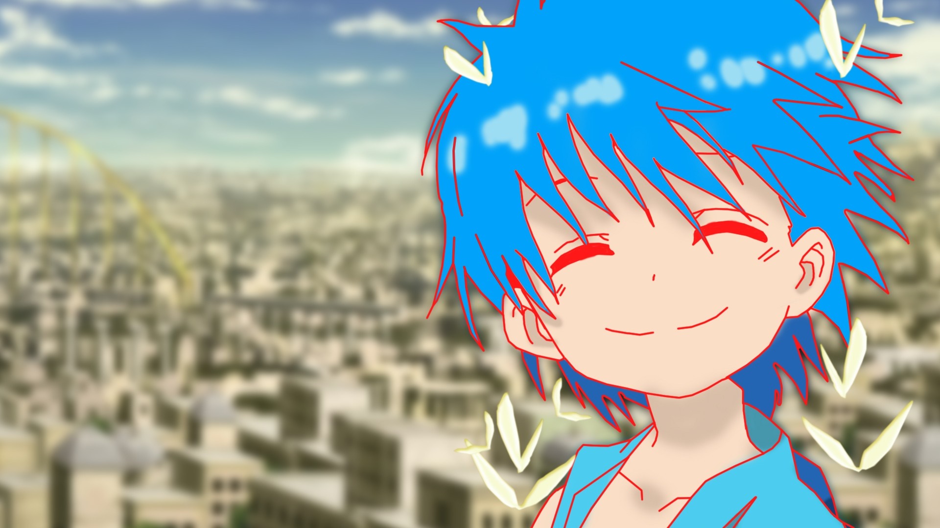 illustration, anime, Magi The Labyrinth of Magic, Aladdin Magi, screenshot Gallery HD Wallpaper