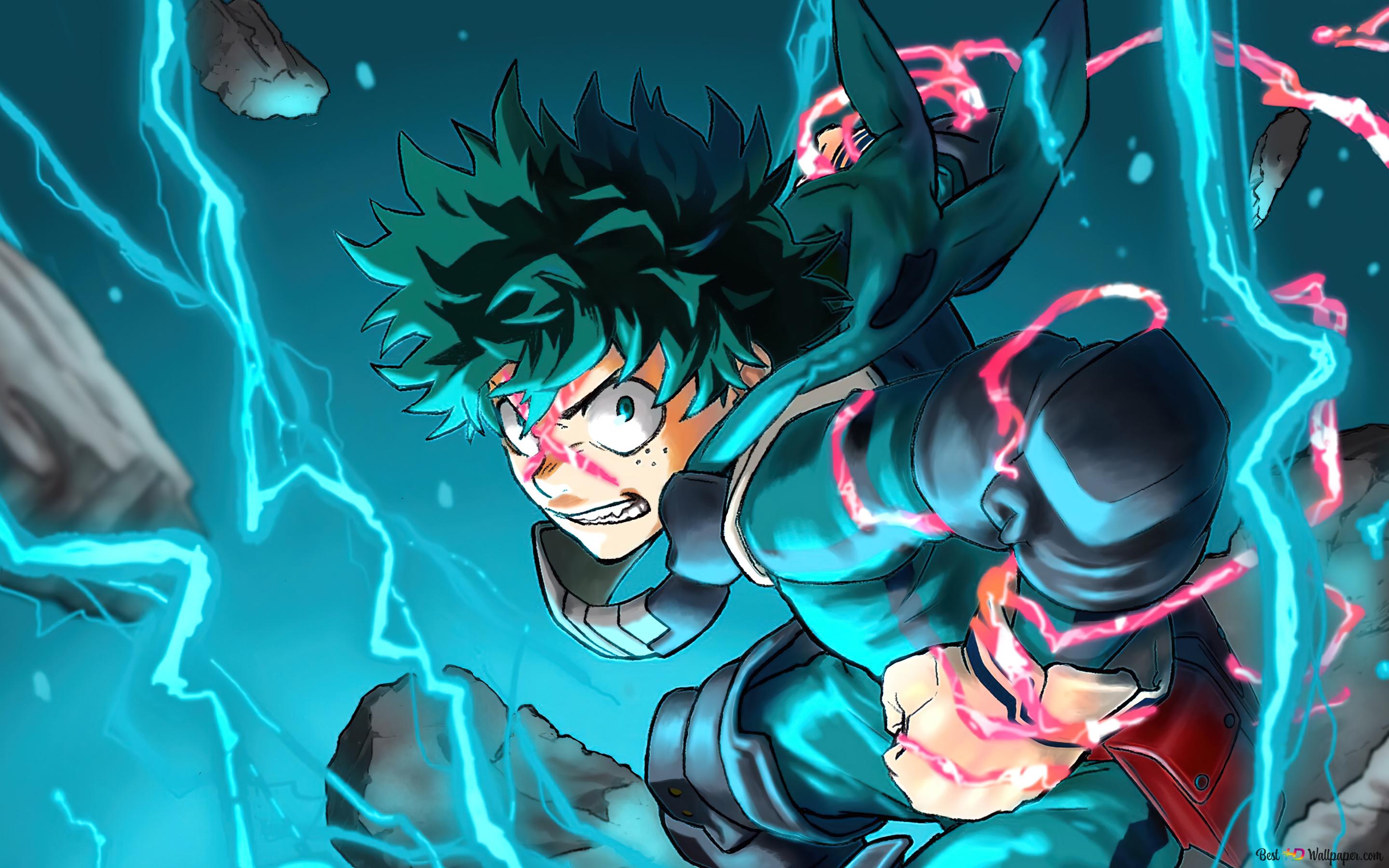 My Hero Academia, Izuku Midoriya One For All 4K wallpaper download