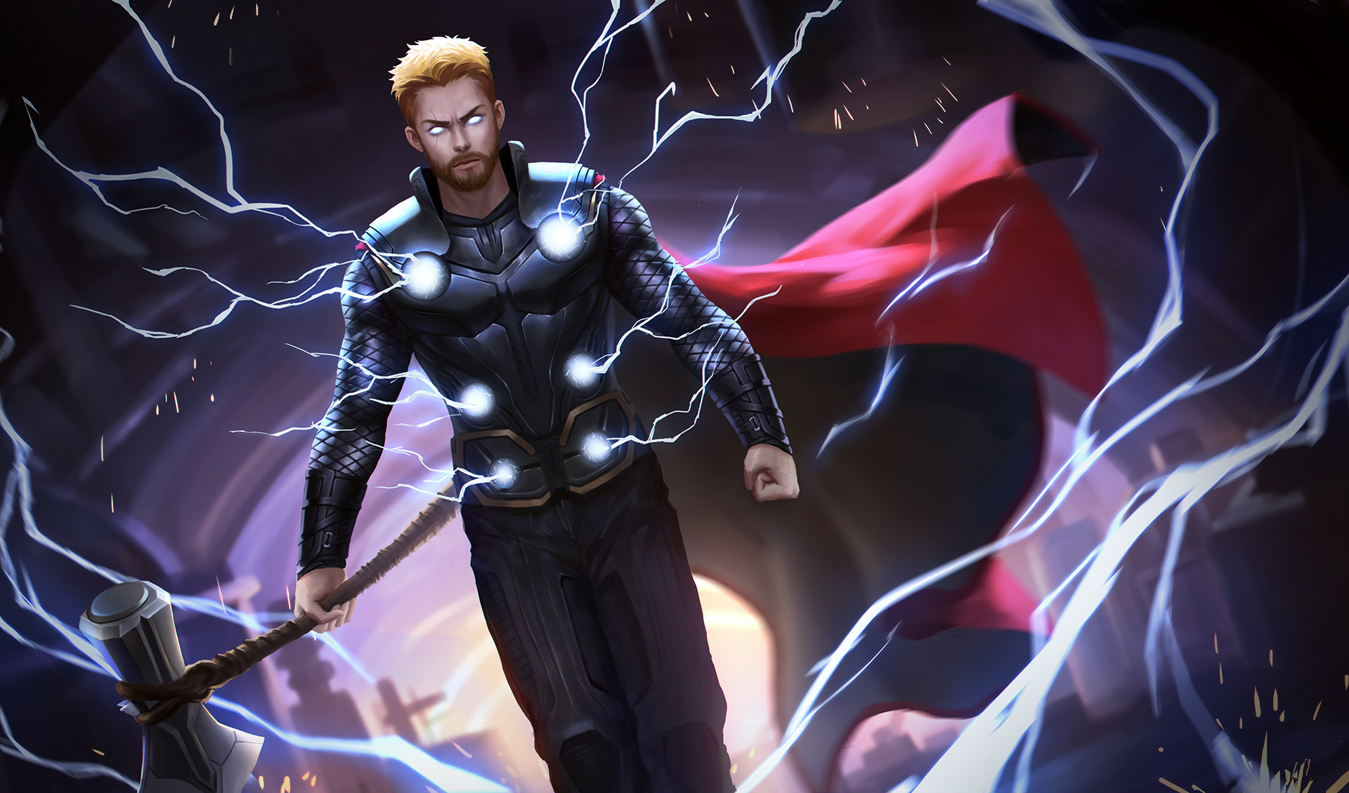 thor, avengers infinity war, artwork, artist, hd, artstation Gallery HD Wallpaper
