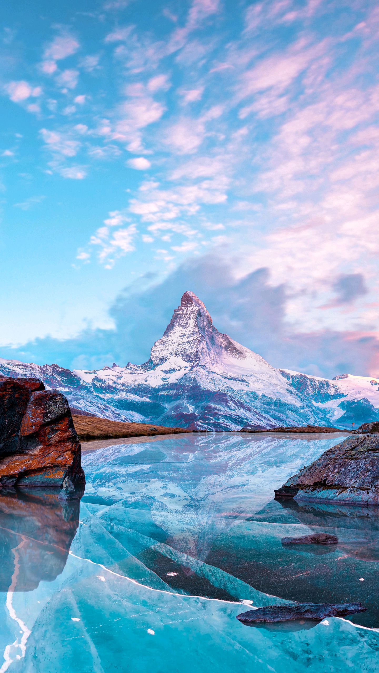 Alps Mountain Frozen Winters Sky IPhone Wallpaper Wallpaper, iPhone Wallpaper