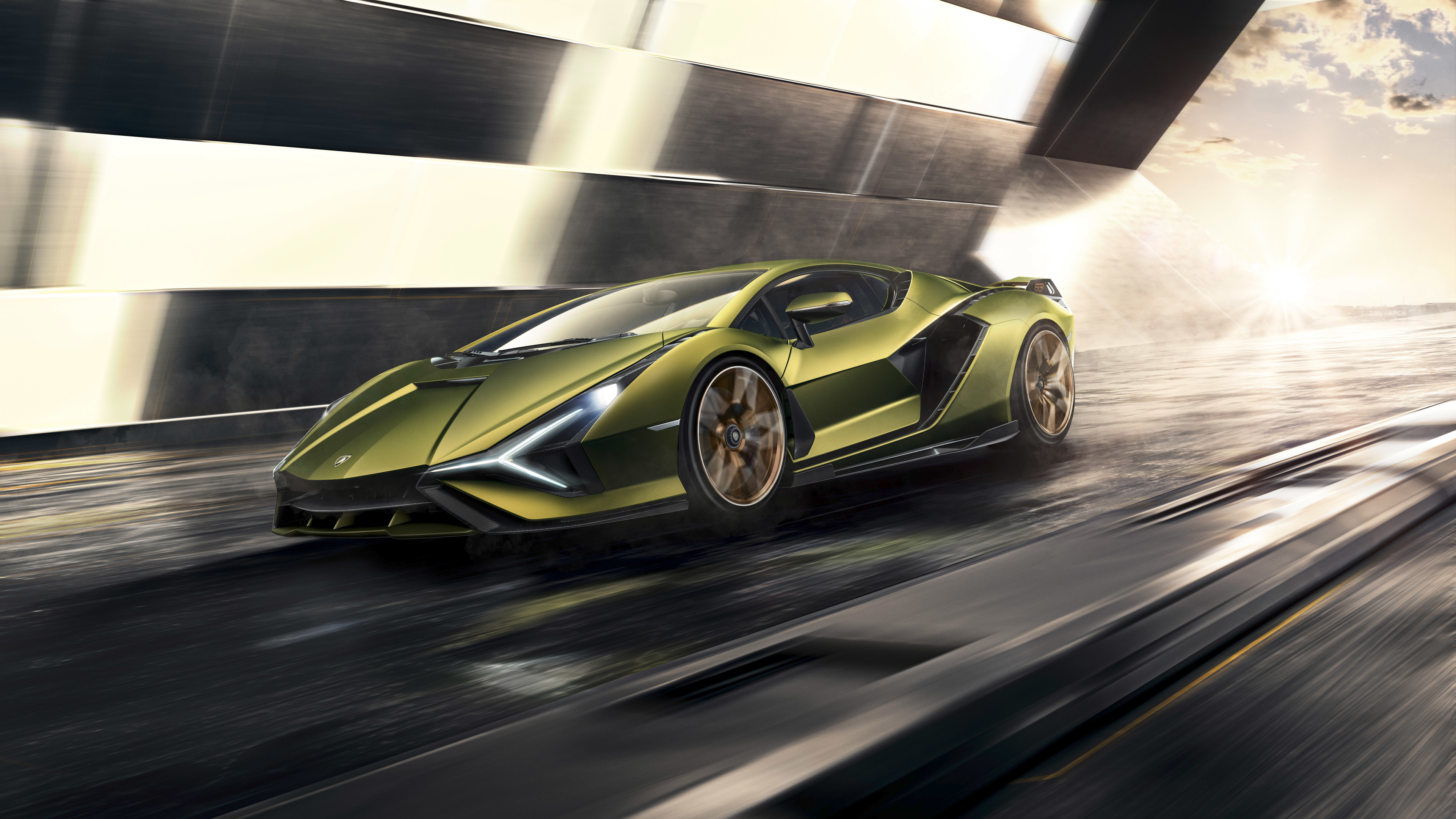 Wallpaper 4k 2019 Lamborghini Sian Wallpaper