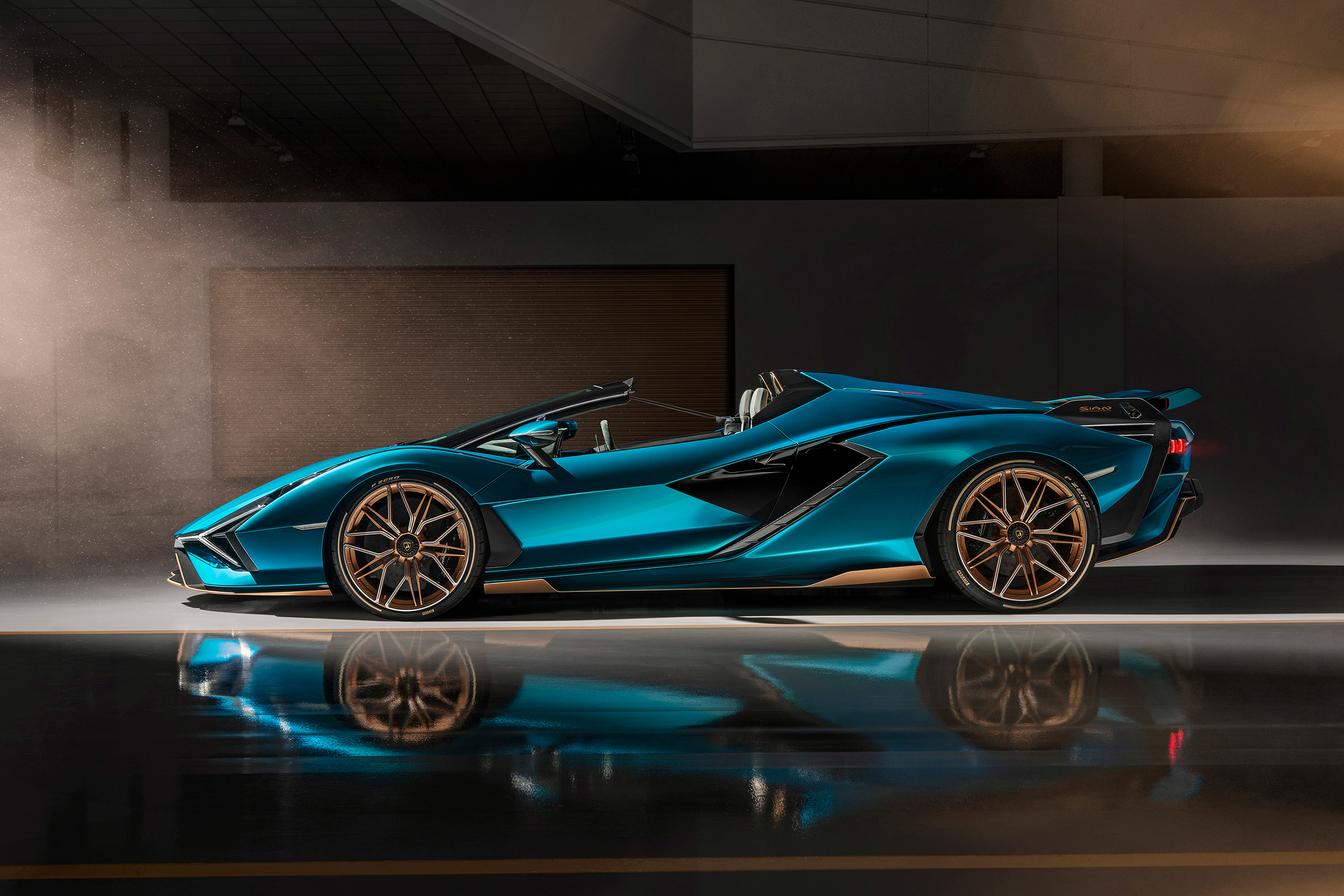 Lamborghini Sián FKP 37 Roadster HD Wallpaper and Background