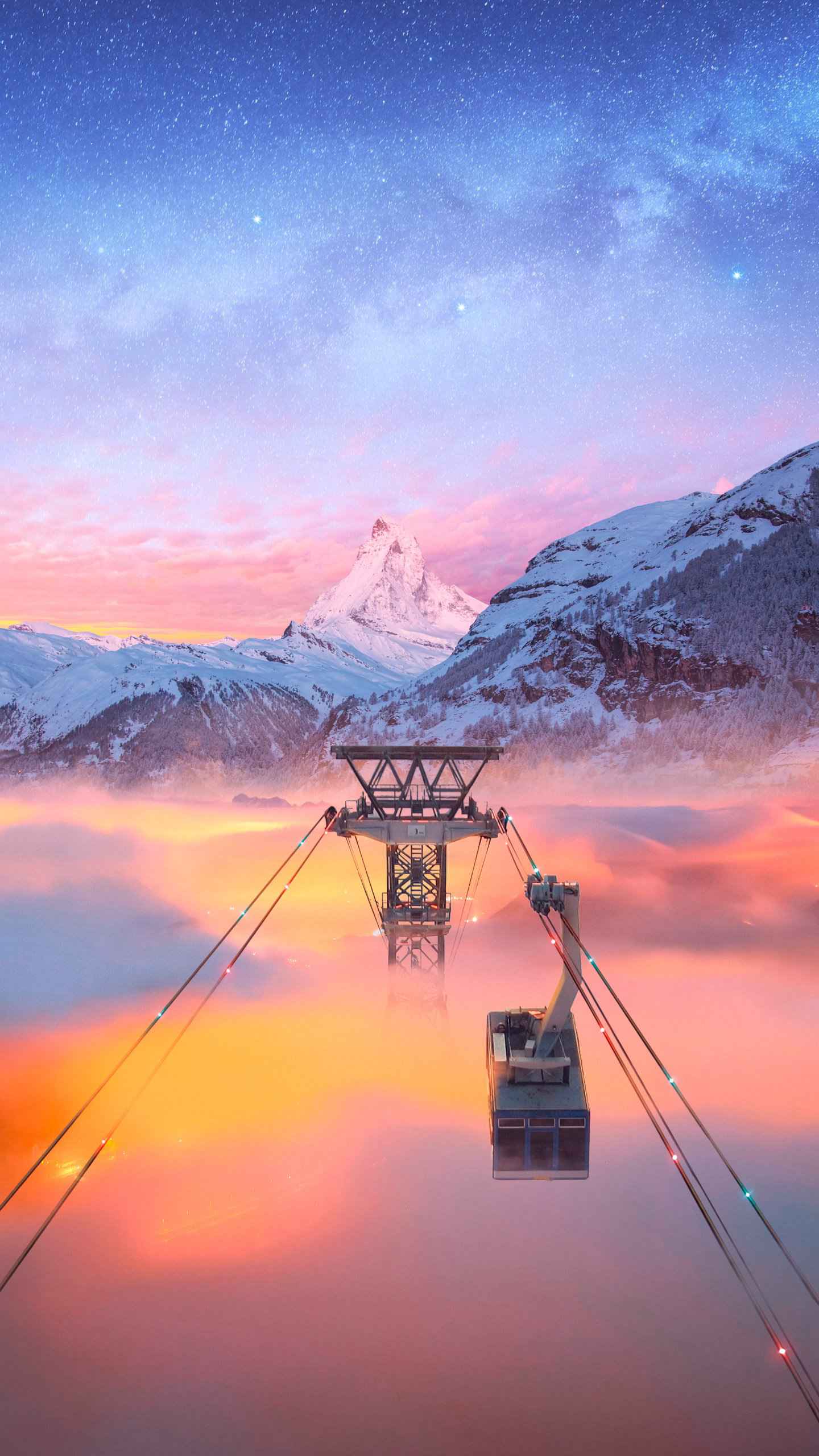 Alps Cable Car View IPhone Wallpaper Wallpaper, iPhone Wallpaper