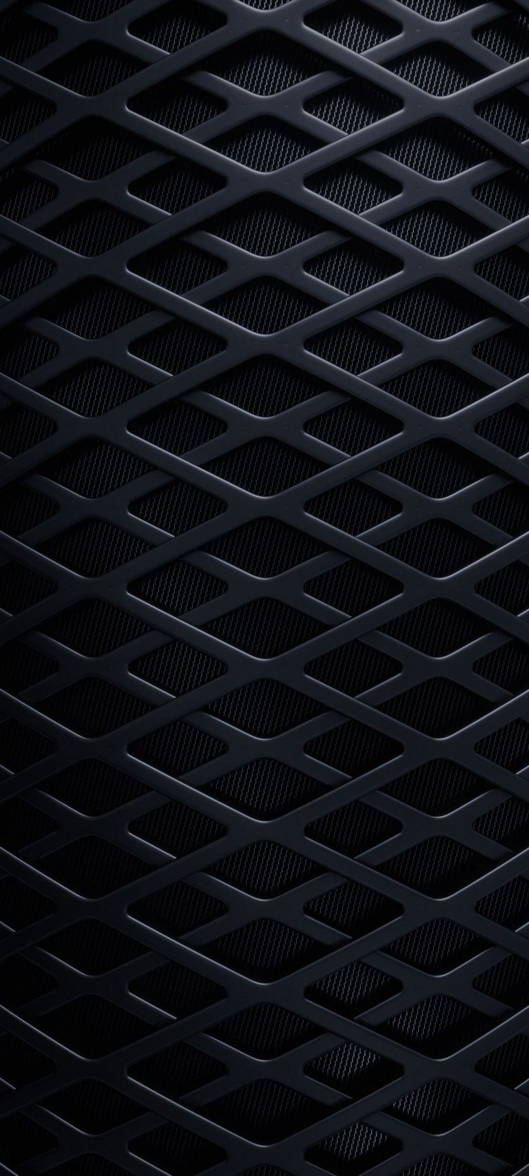 Black Abstract 3D Design Phone Wallpaper