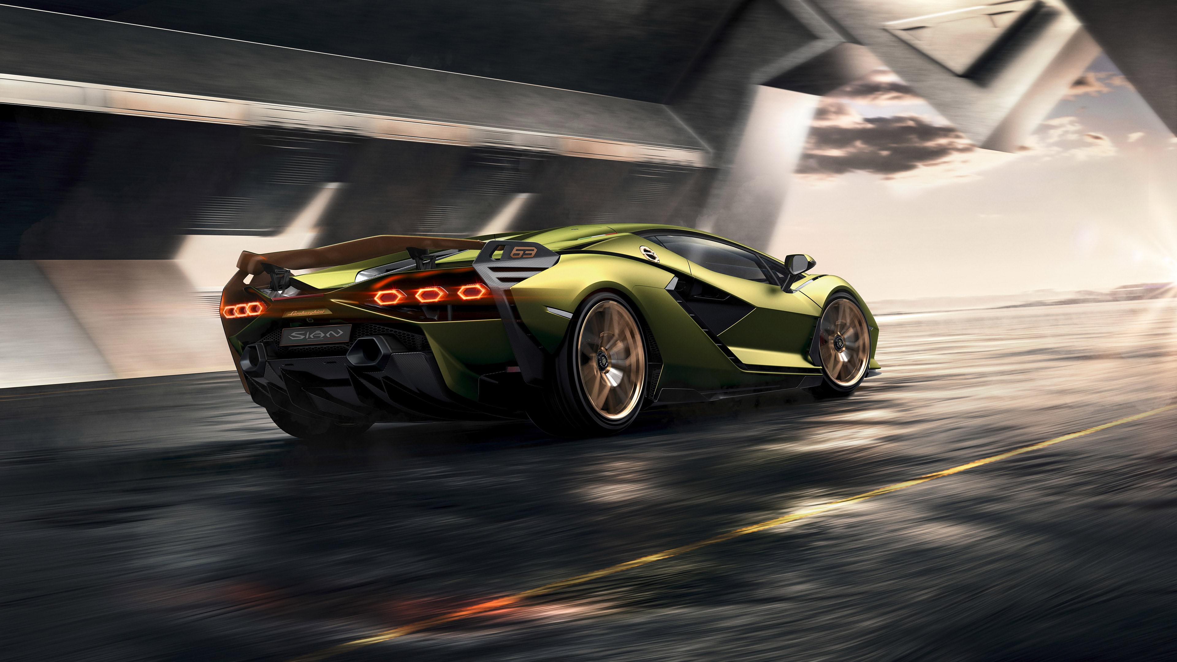 4K, Lamborghini Sian, supercars, car, vehicle Gallery HD Wallpaper