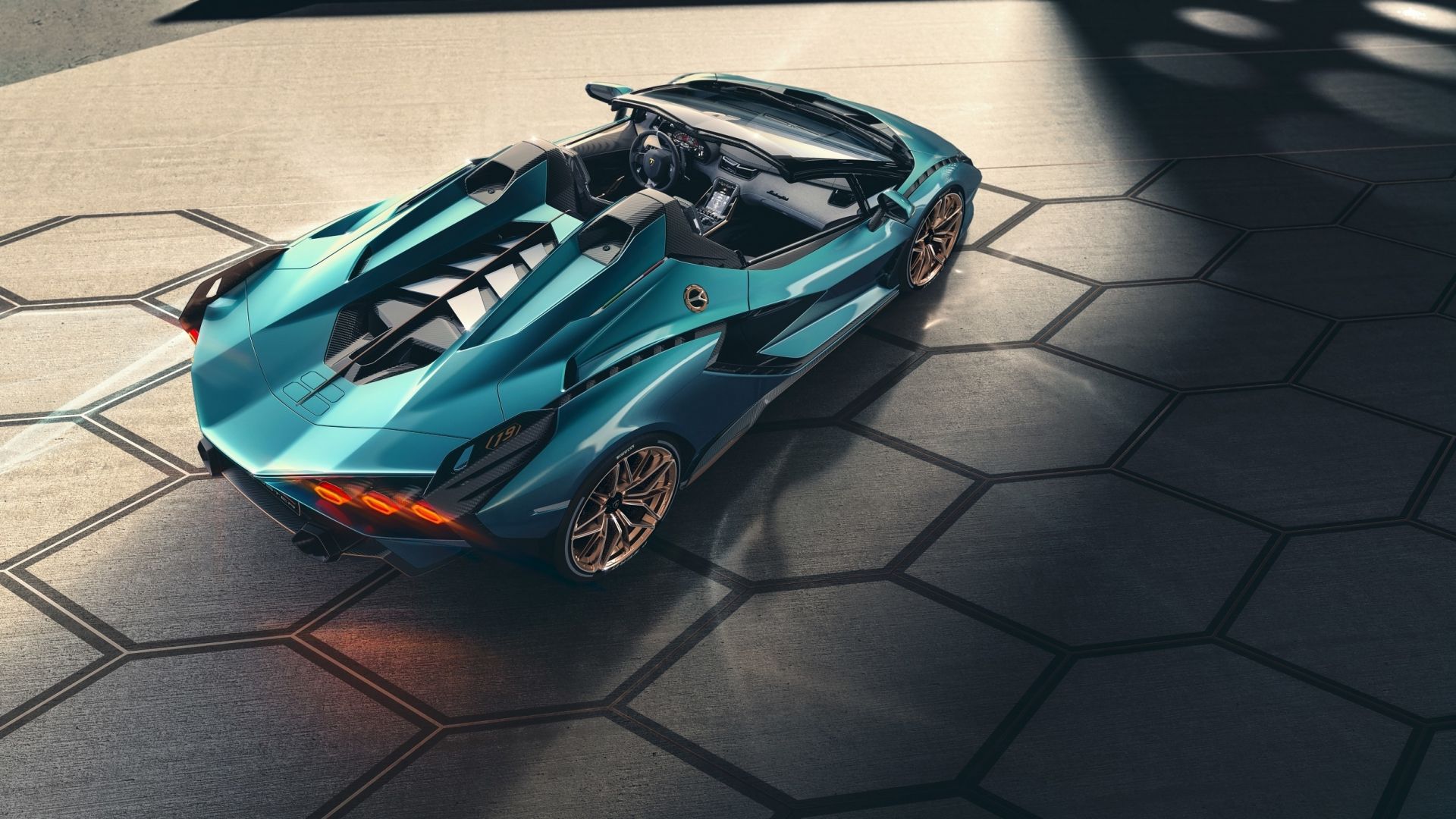 Desktop Wallpaper Top View, Lamborghini Sián Fkp 37, HD Image, Picture, Background, 7b1e56
