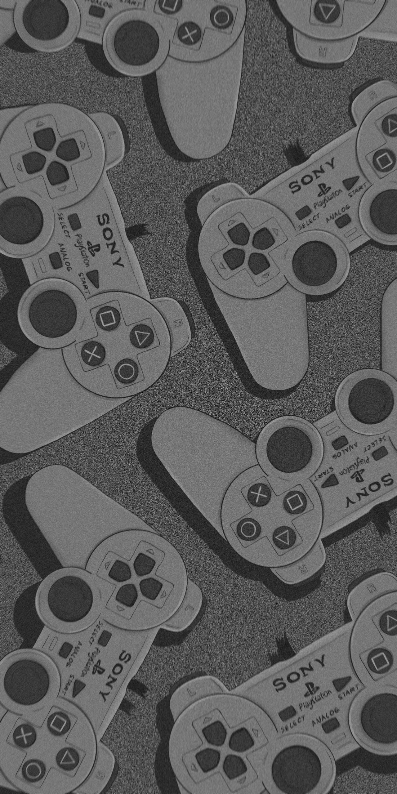 PlayStation 1 DualShock Controller Noise Wallpaper