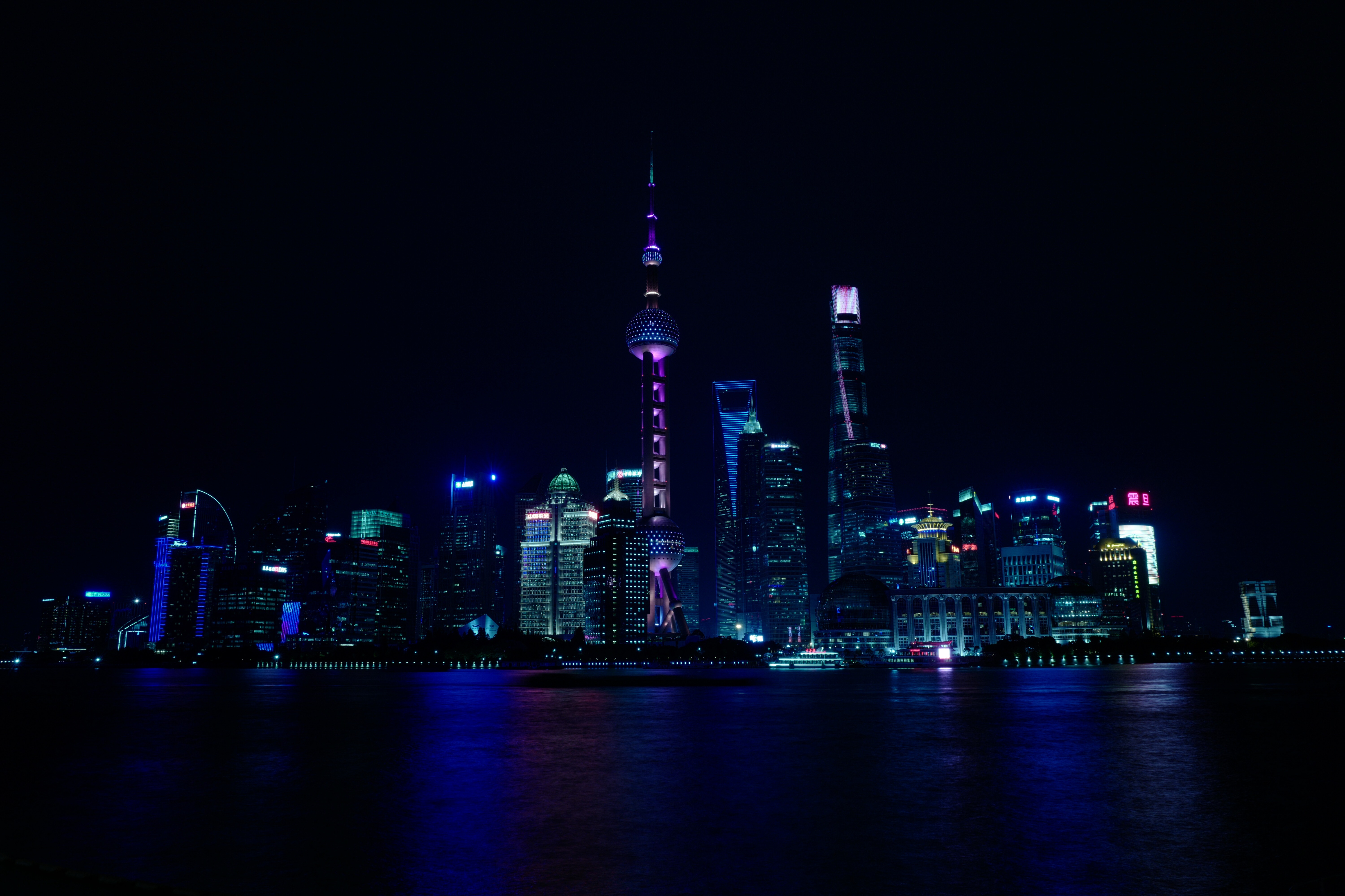 6000x4000 light, desktop background, harbor, cityscape, Free picture, wallpaper, exterior, city lights, desktop background, wallpaper, city, cloud, sunset, desktop wallpaper, american, amazing wallpaper, skyscraper, york, shanghai