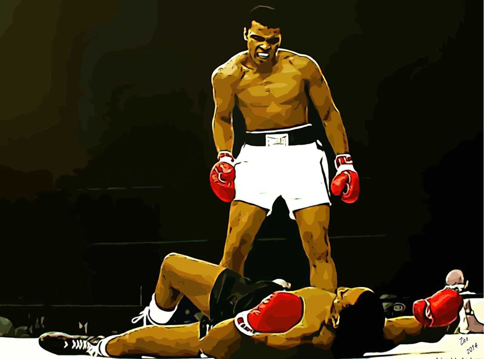 digital Art, Boxing, Sports, Men, Heroes, Muhammad Ali, Celebrity Wallpaper HD / Desktop and Mobile Background
