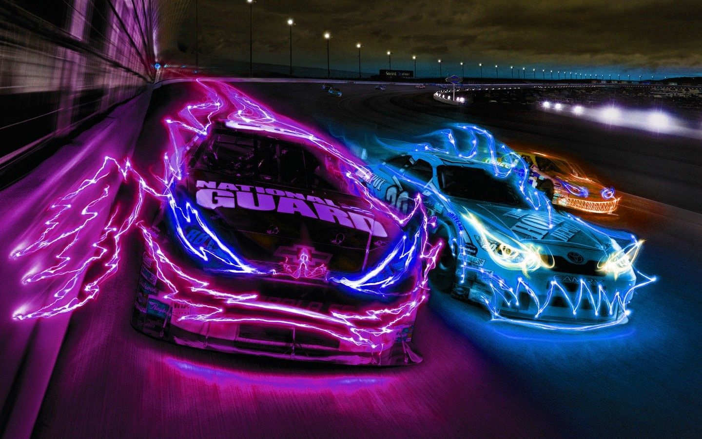 Cool Cars Wallpaper. Neon car, Super cars, Blue and purple
