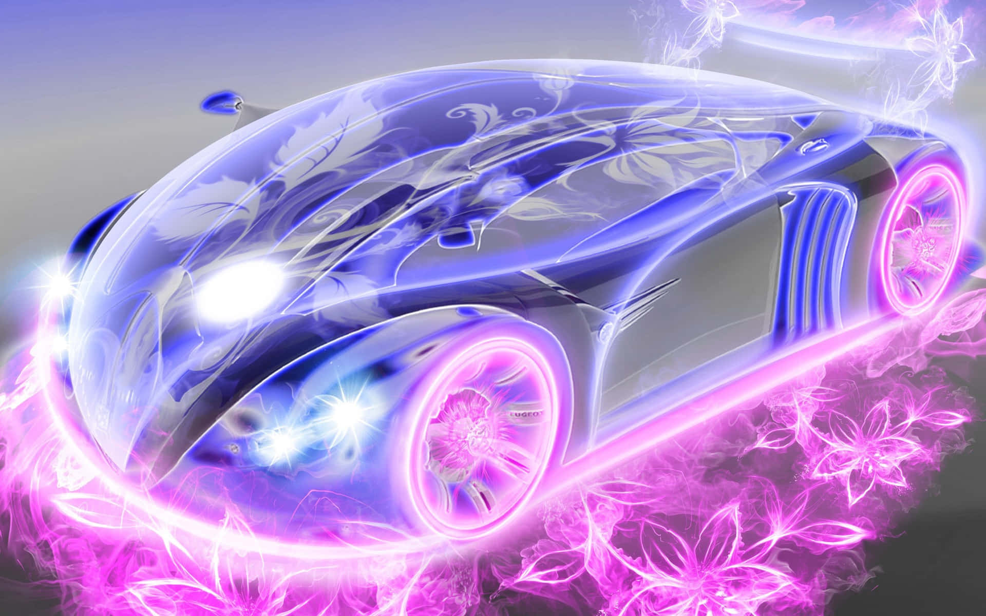 Download Cool Neon Cars Wallpaper