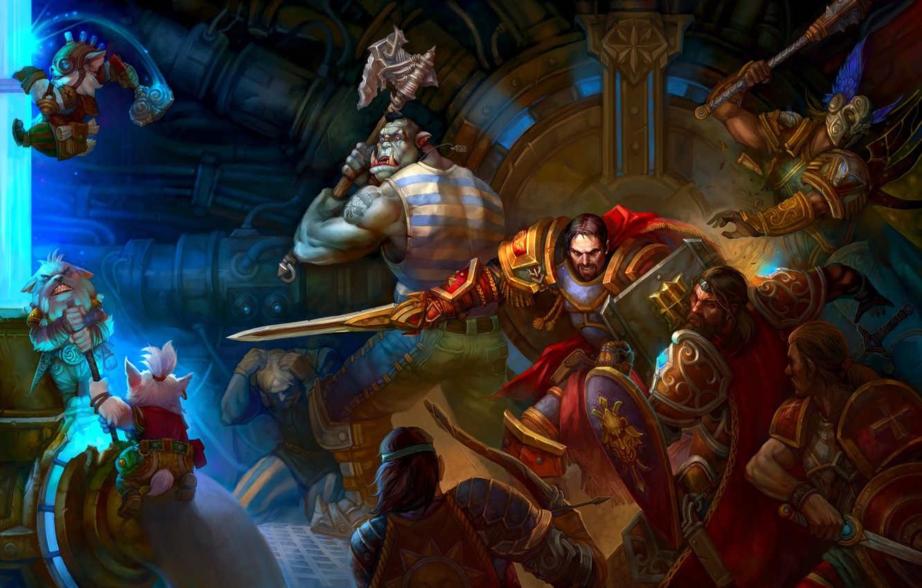 Wallpaper the game, battle, fantasy, art, online, DragonFly Studio, Allods Online wallpaper image for desktop, section игры