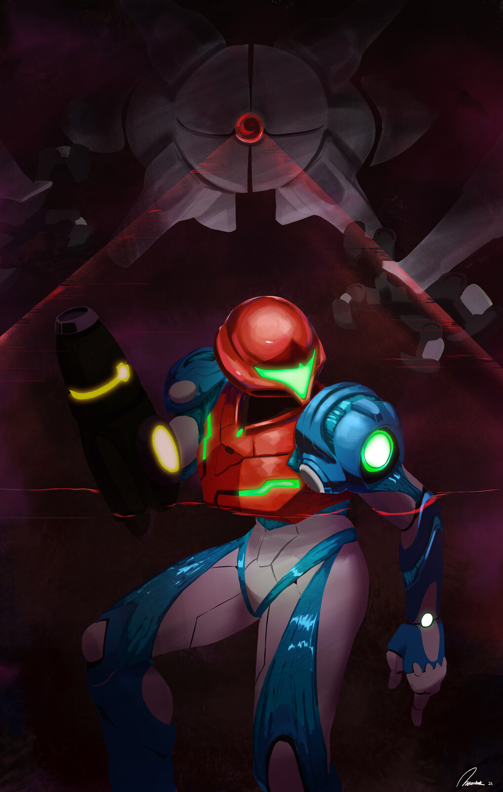 Metroid Dread Wallpaper Metroid Dread Background Image