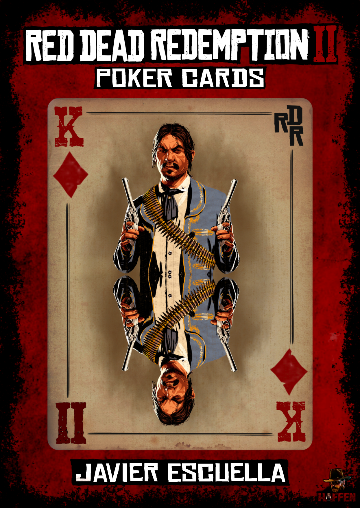 Poker cards rdr2