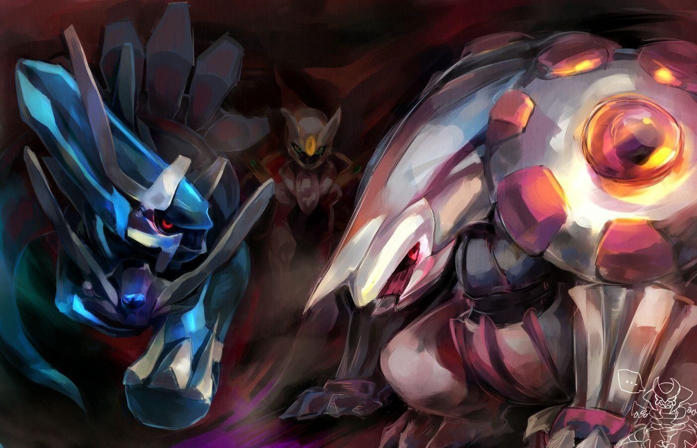 Dialga and Palkia Wallpaper