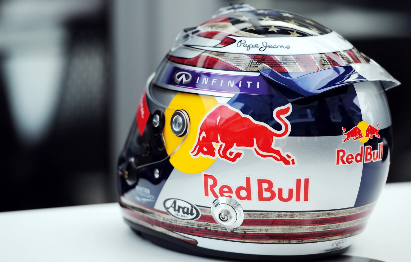 Wallpaper Helmet, Formula 1, Vettel, Pearls, Sebastian image for desktop, section спорт