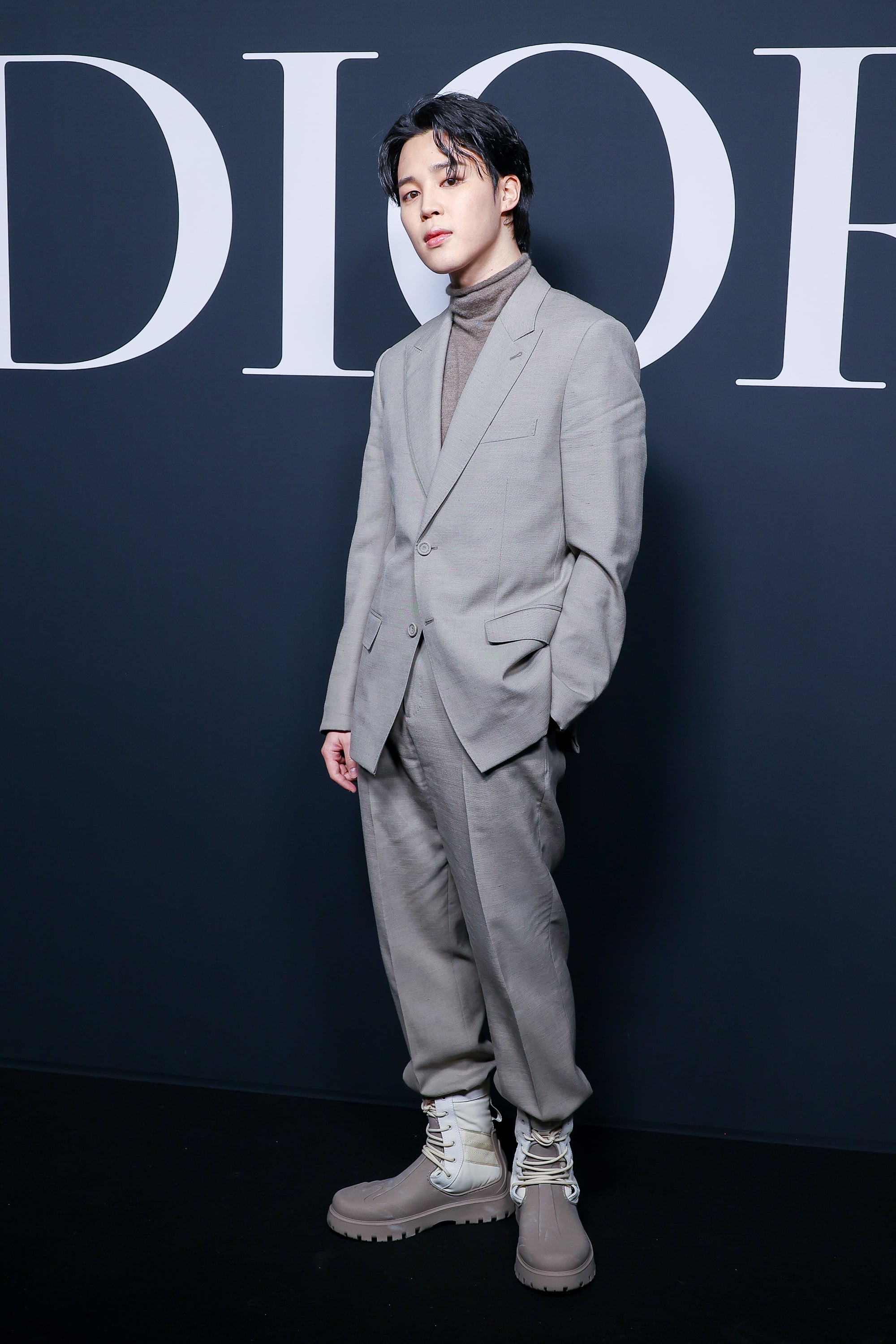 Jimin Sits Front Row at the Dior Menswear Fall 2023 Show