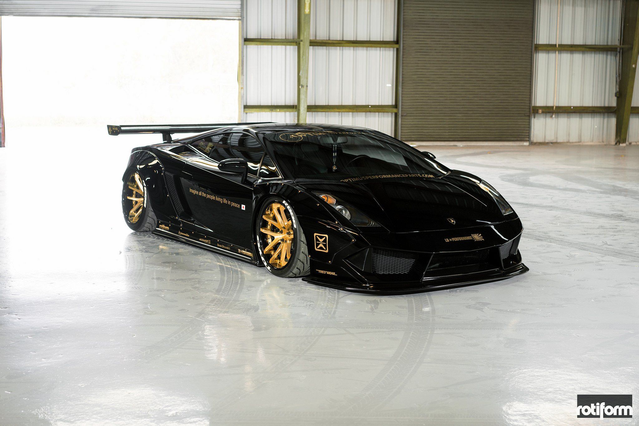 Liberty Walk Lamborghini Gallardo on Rotifrom 3 Piece Wheels. Lamborghini gallardo, Liberty walk cars, Lamborghini