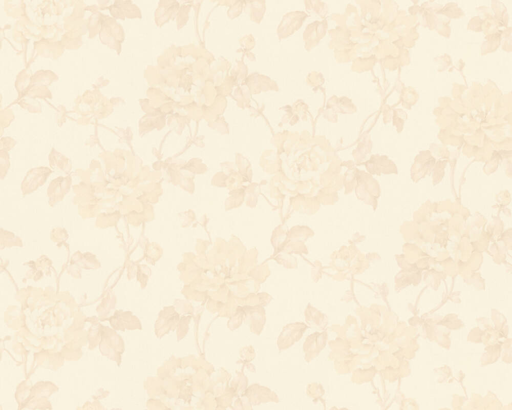 A.S. Création Wallpaper «Floral, Beige, Cream» 373383