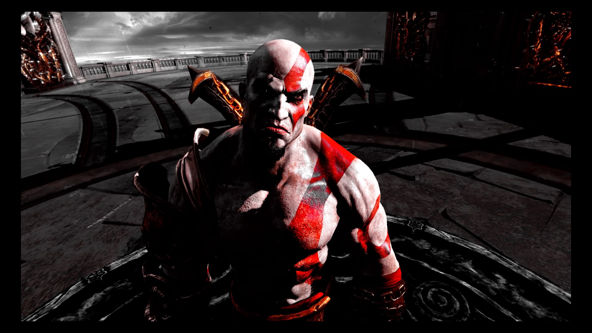 Wallpaper, God of War III, God of War, PlayStation 4, PlayStation Share, Kratos, screen shot, video games 1920x1080 - 哐哐力