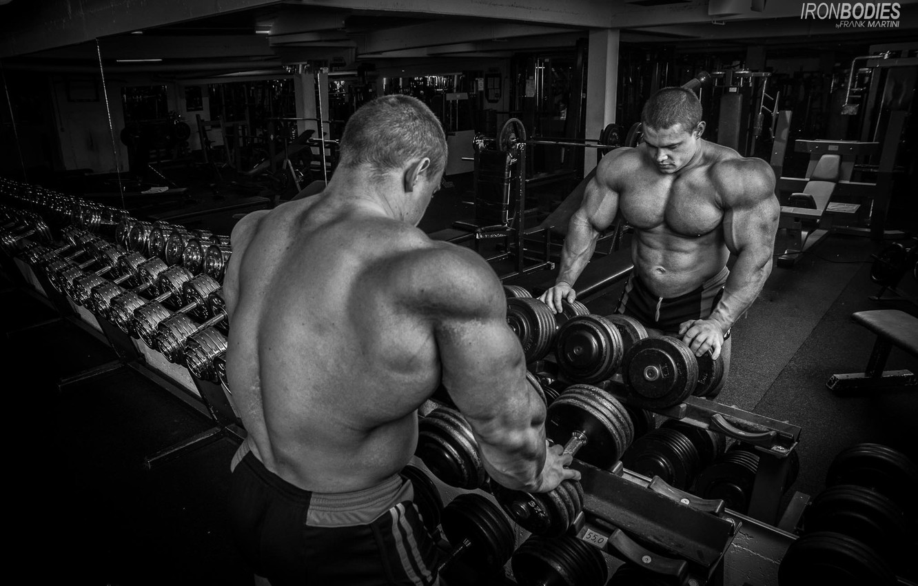 Wallpaper Bodybuilding, Gym, Lesukov image for desktop, section спорт