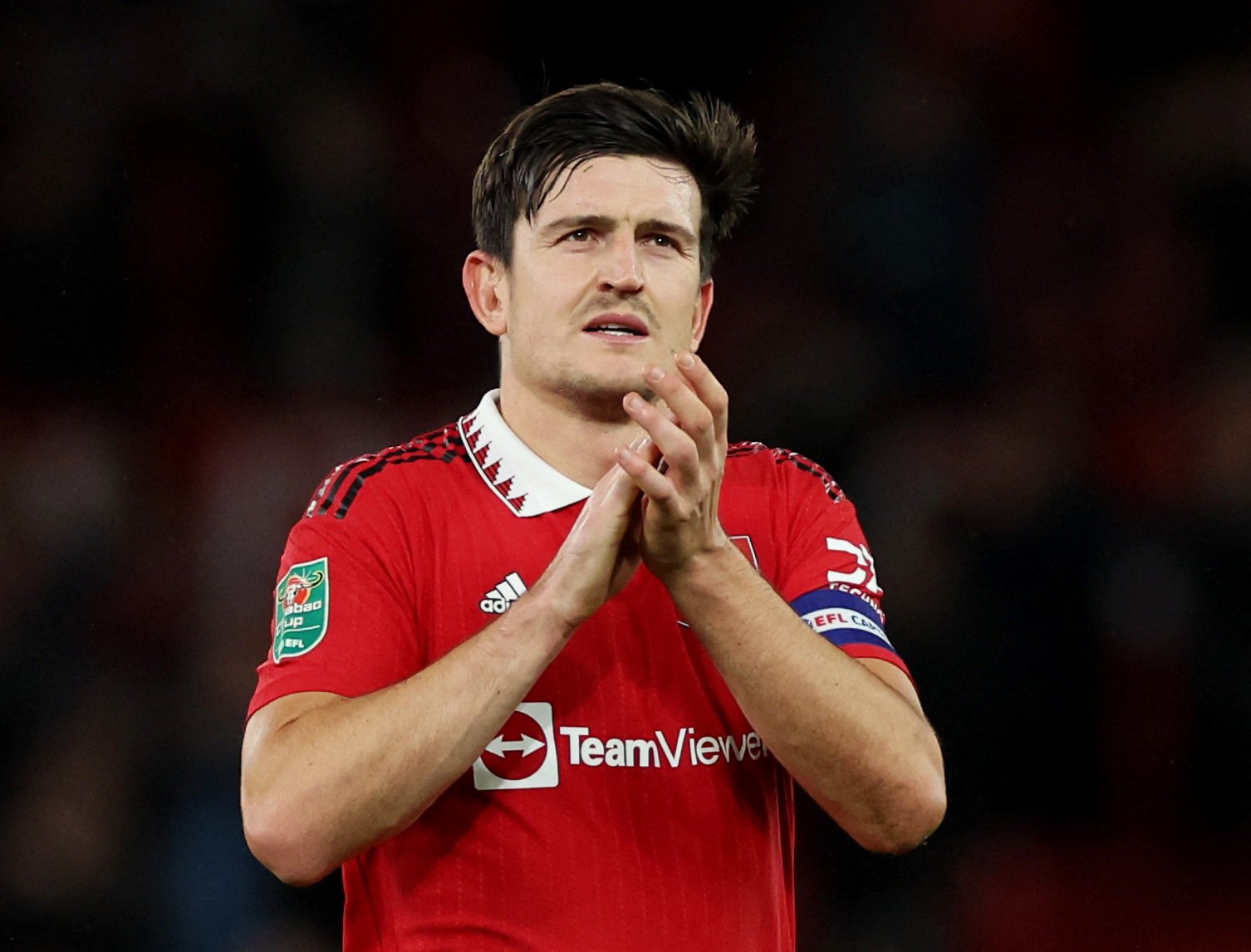 Harry Maguire responds after being urged to quit Man Utd