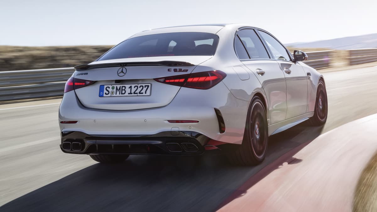 2023 Mercedes AMG C63 S E Performance Revealed: Four Cylinder F1 Hybrid Power, Here Next Year