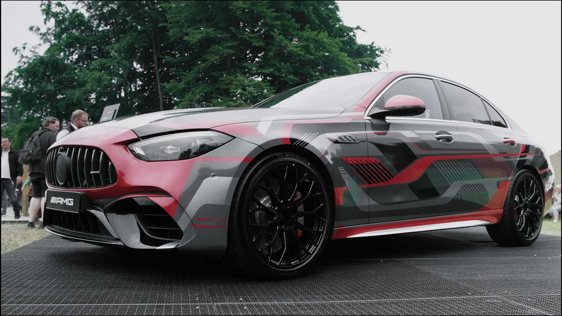 2023 Mercedes AMG C63 Made A Low Key Appearance At The Goodwood FoS