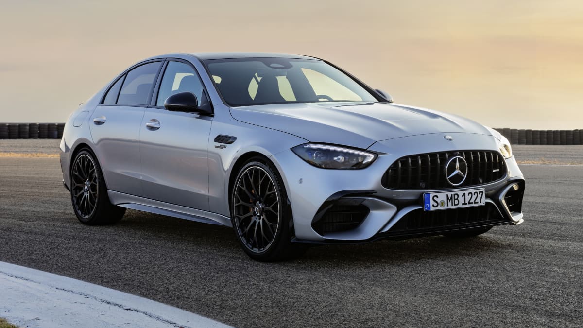 2023 Mercedes AMG C63 S E Performance Revealed: Four Cylinder F1 Hybrid Power, Here Next Year