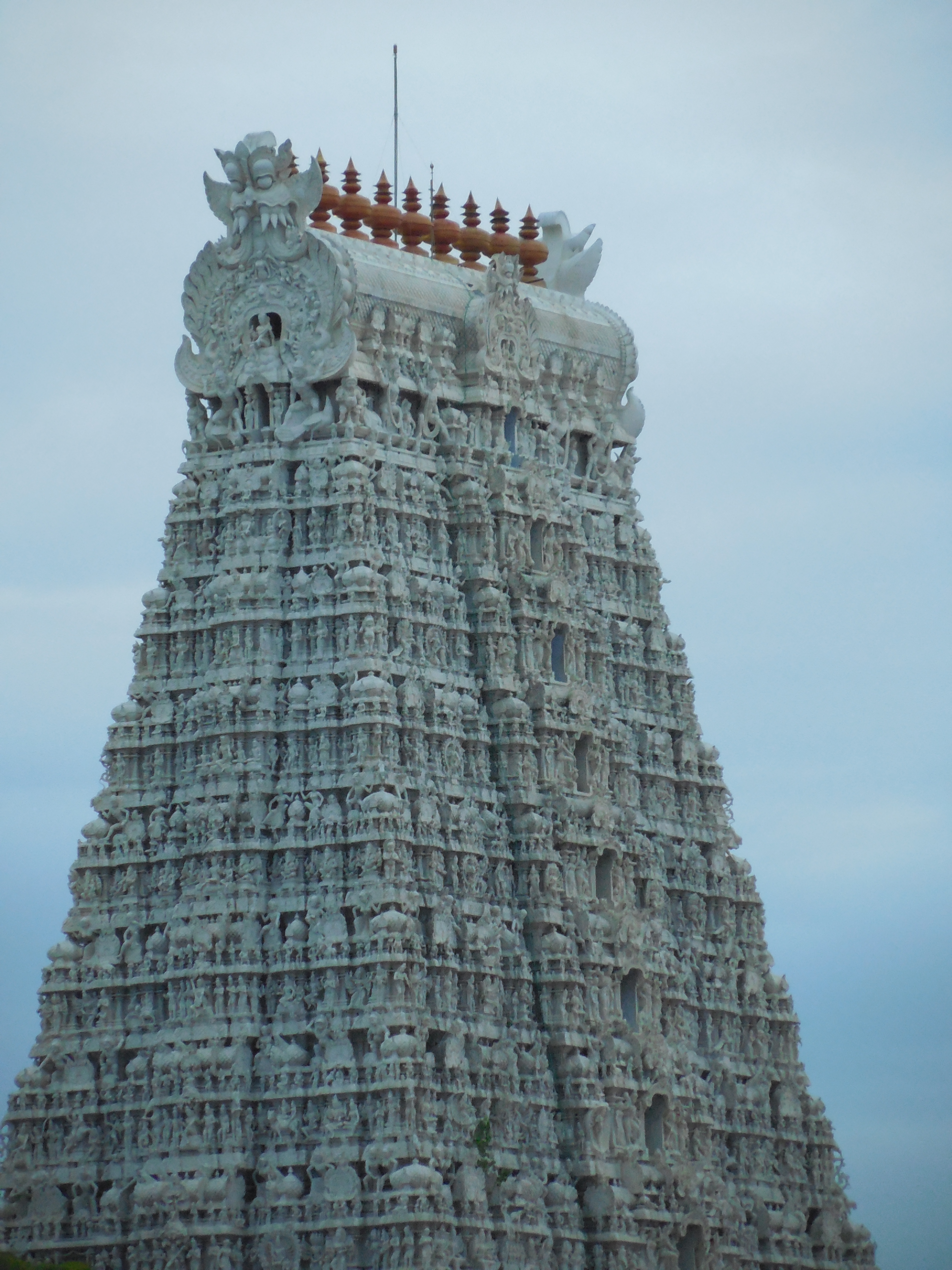 The Raja Gopuram at Thiruchendur Murugan