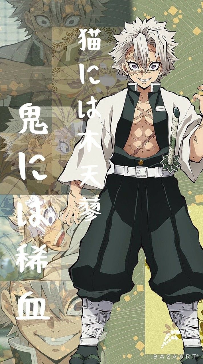 Save & Follow. Sanemi Shinazugawa. Wind Hashira. Demon Slayer. Kimetsu no Yaiba. Personagens de anime, Anime, Animes wallpaper