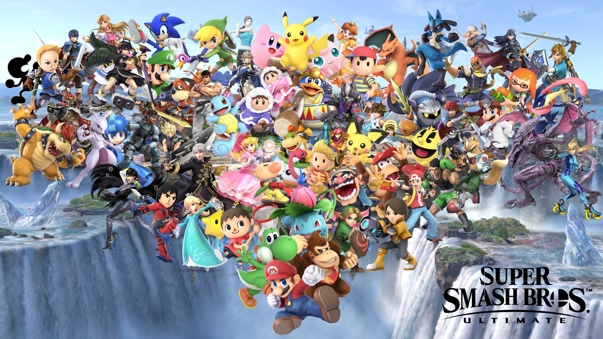Super Smash Bros Ultimate Wallpaper. Smash bros, Super smash bros, Pichu pokemon