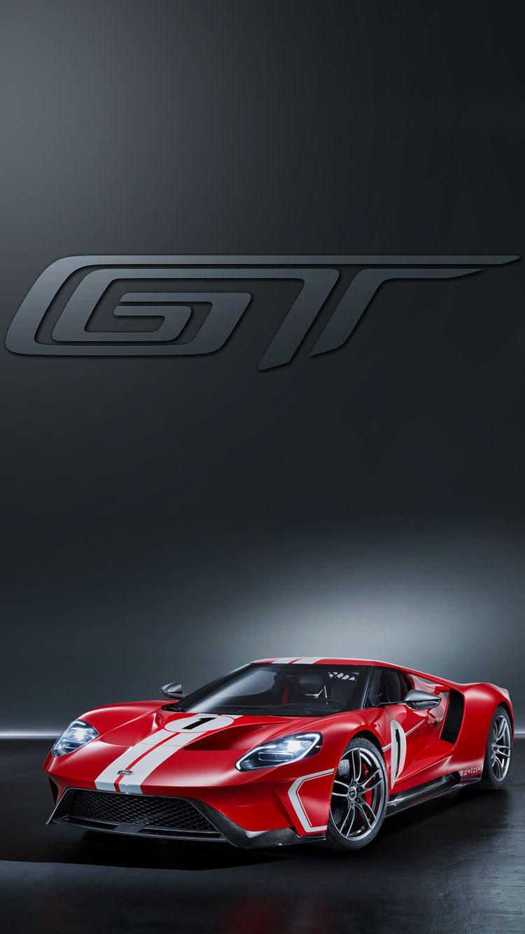 Ford Gt Supercar Phone Wallpaper