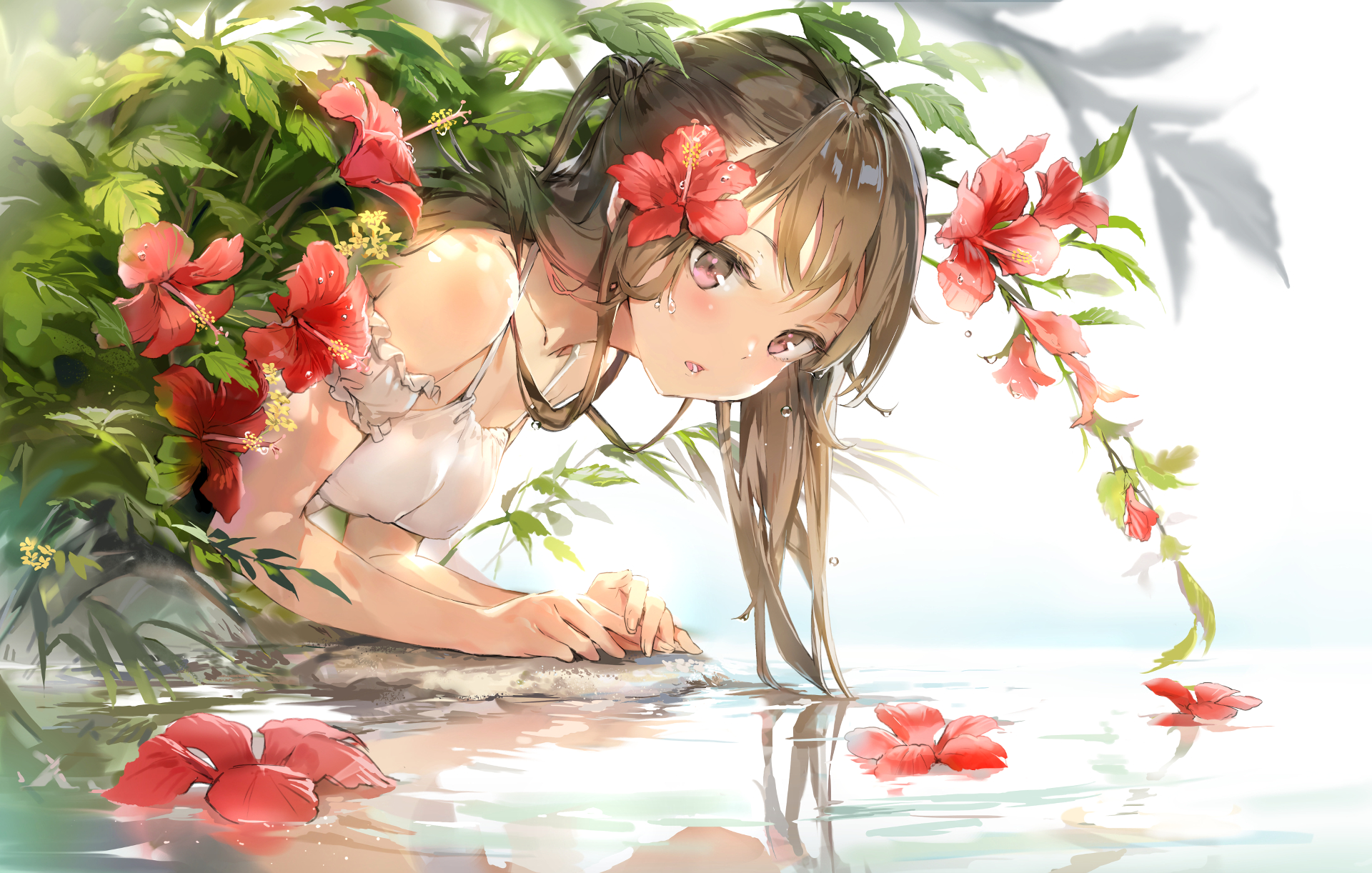 Anime, Girl, Summer Gallery HD Wallpaper