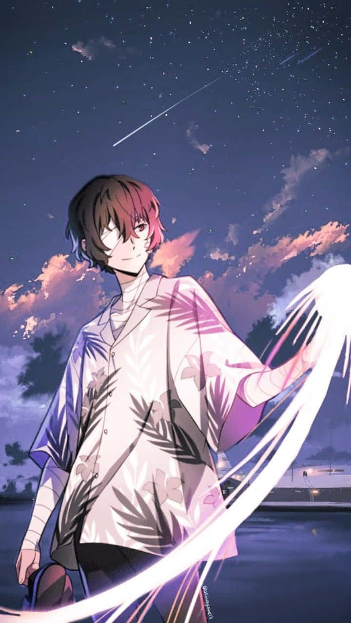 Download Dazai Osamu Aesthetic Summer Night Wallpaper