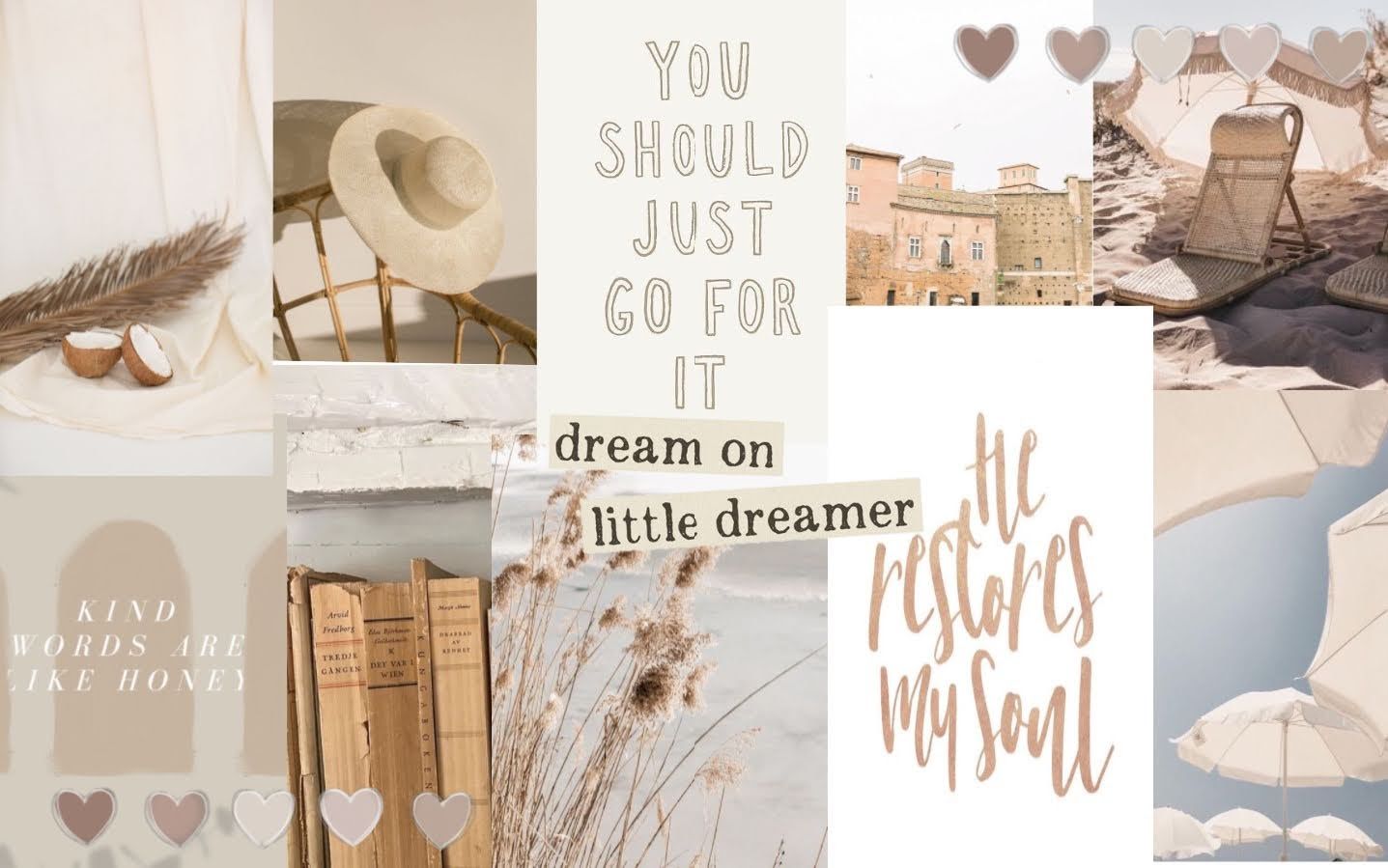 Neutral Aesthetic MacBook Air Wallpaper. Macbook air wallpaper, Aesthetic desktop wallpaper, Inspirational desktop wallpaper