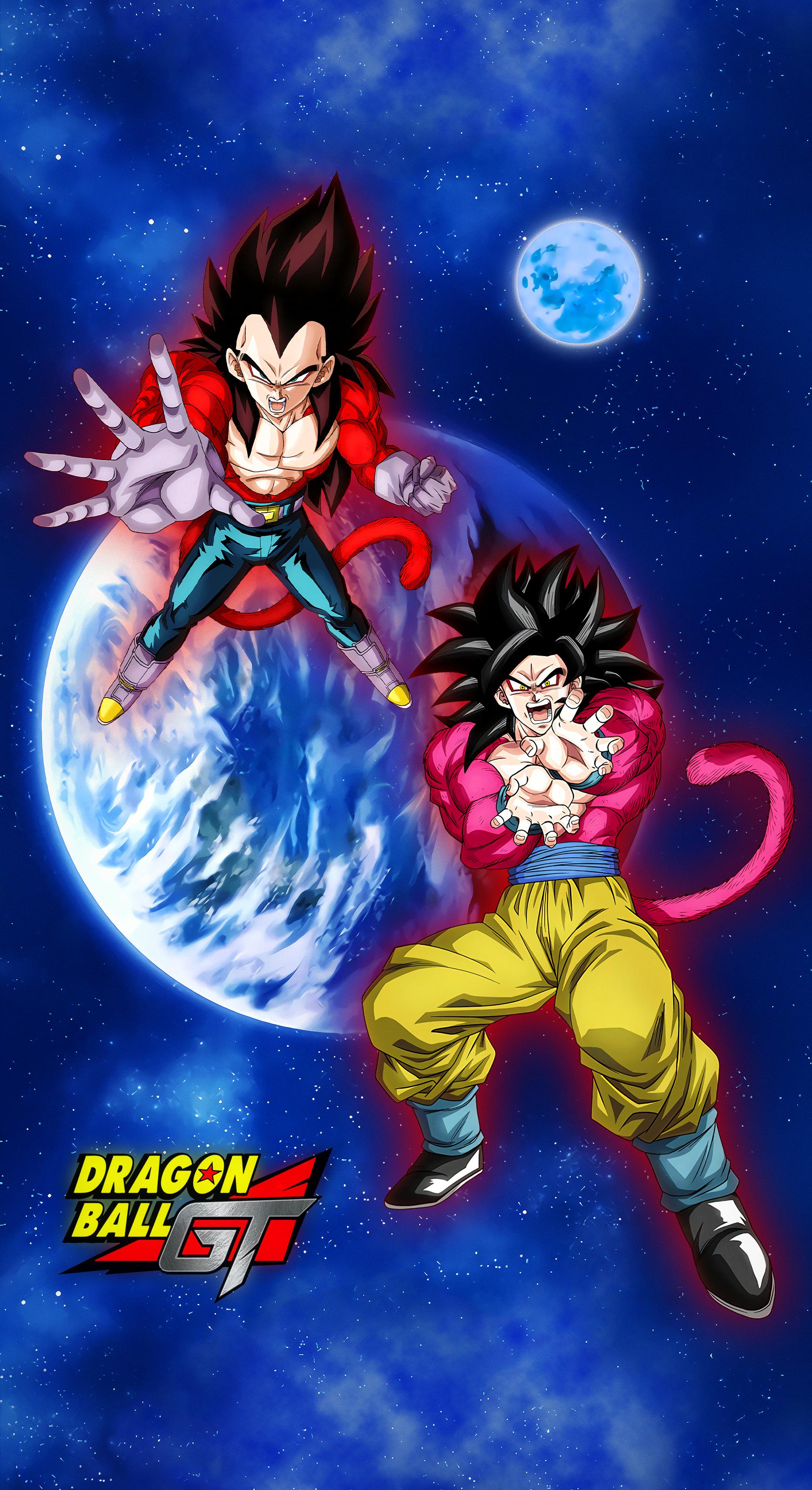 SSJ4 Goku & Vegeta Wallpaper (PC & Cellphone)