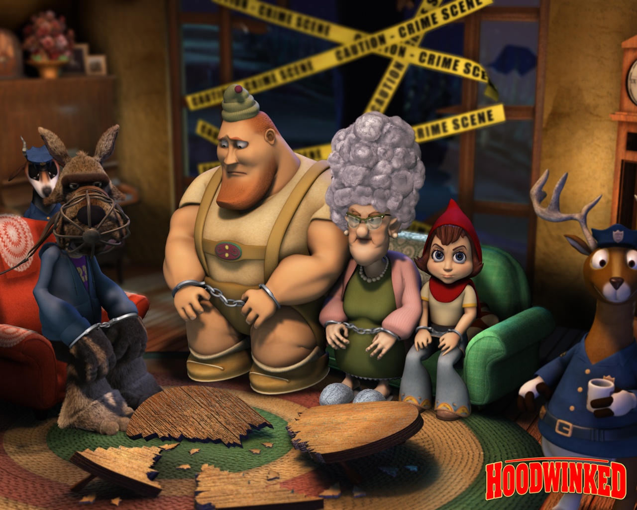 Hoodwinked family wallpaper. Hoodwinked family