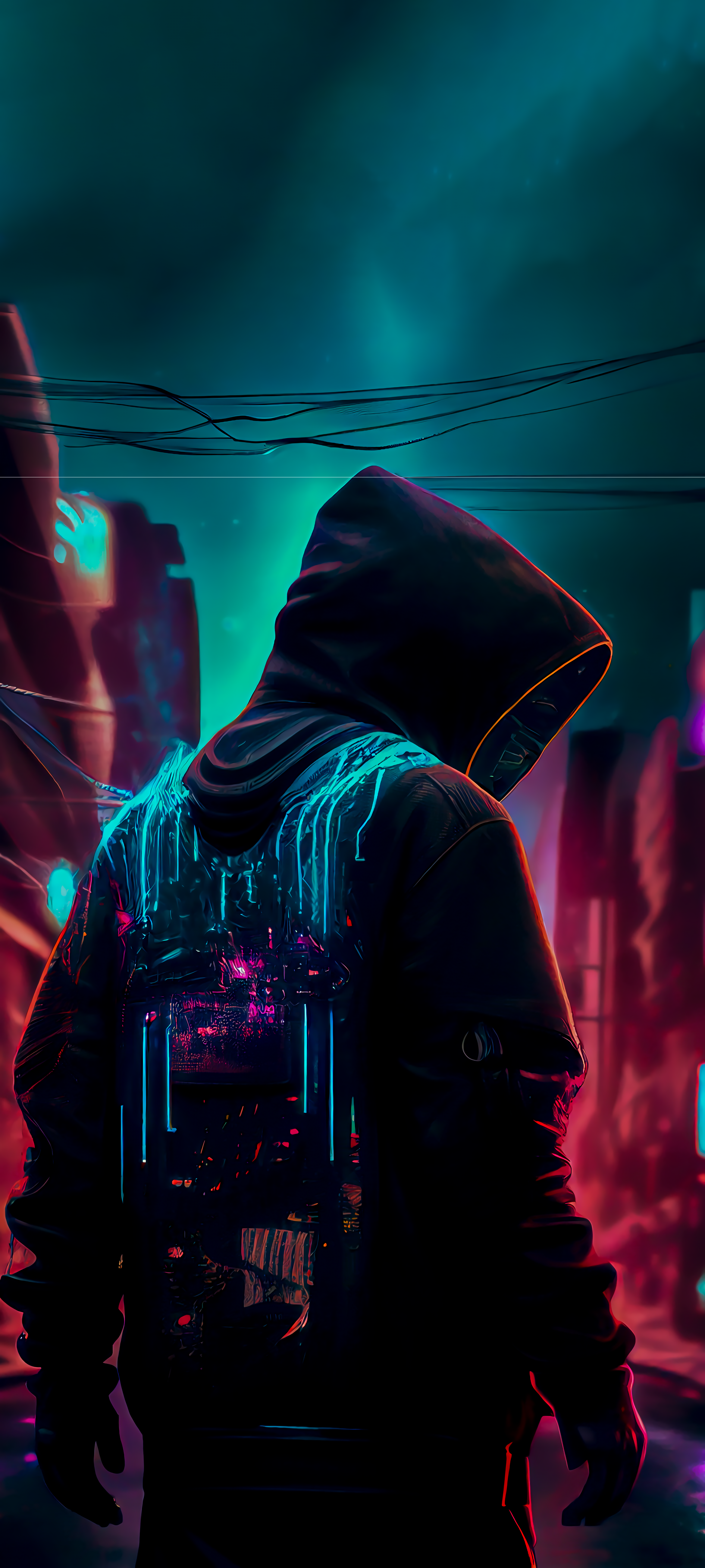 Cool Cap Guy Cyber Wallpaper for Phone