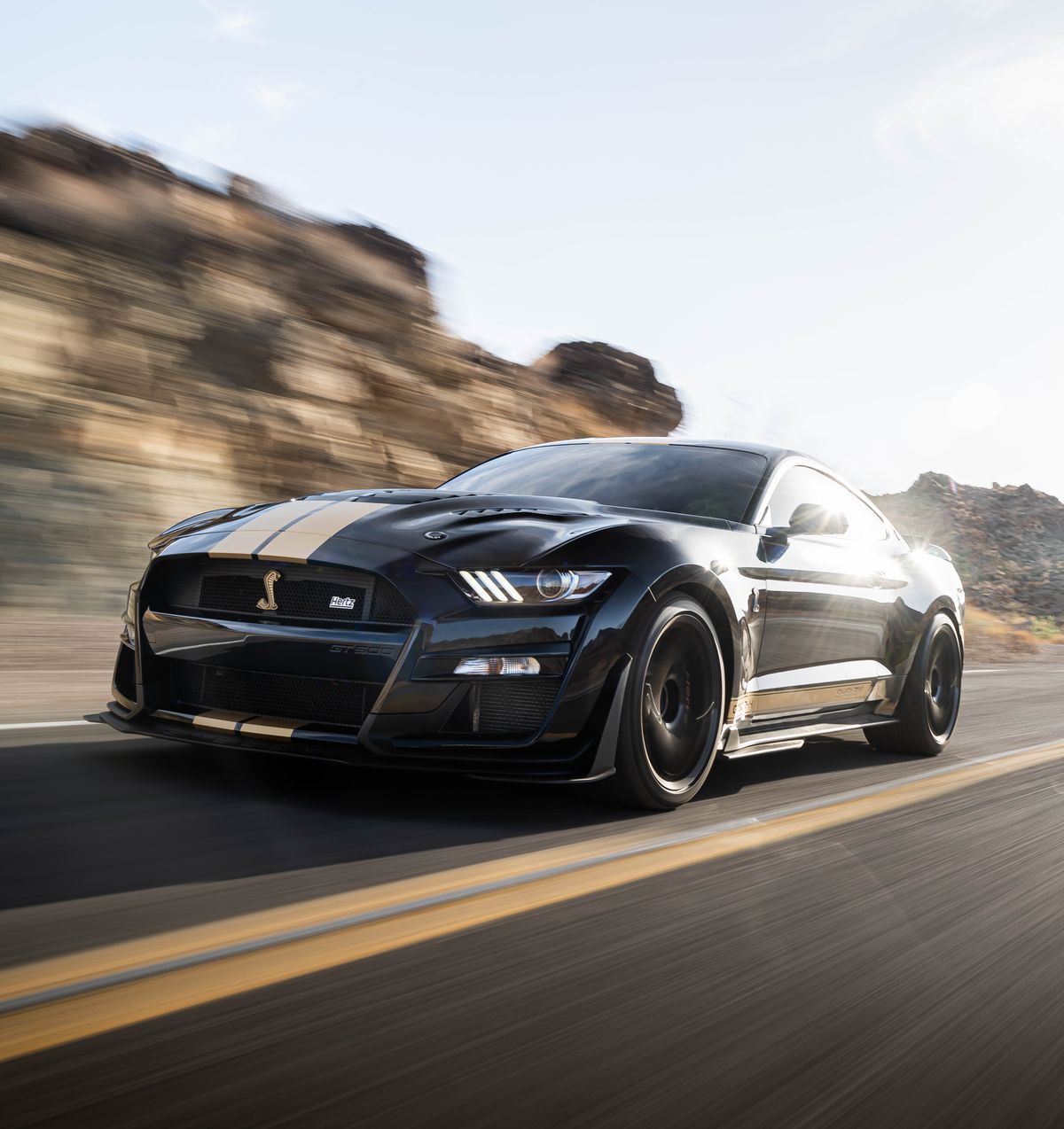 Shelby And Hertz Reveal 900 HP Mustang GT500 H Rental Car