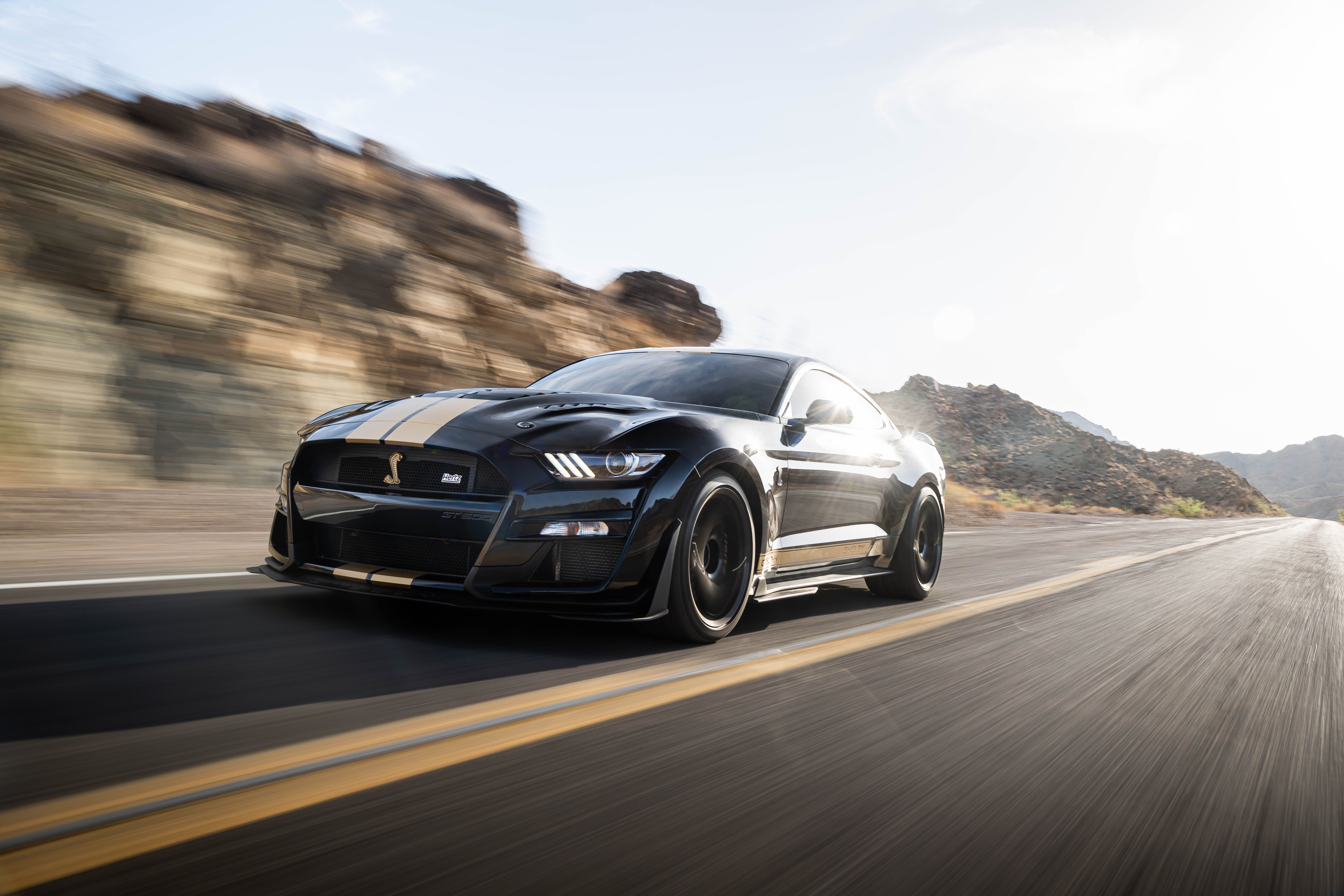 Shelby And Hertz Reveal 900 HP Mustang GT500 H Rental Car