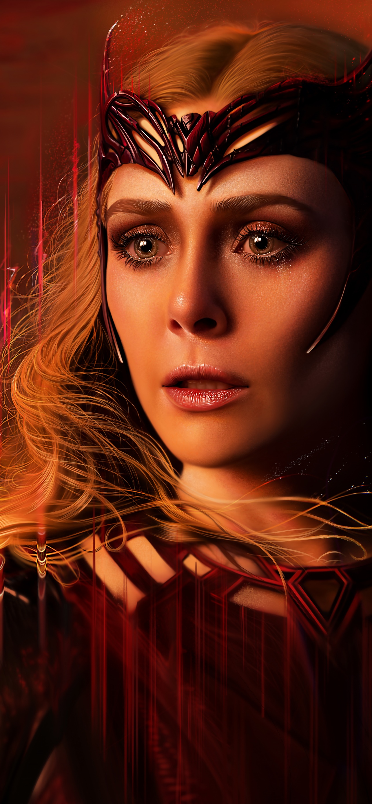 Elizabeth Olsen Wallpaper 4K, Scarlet Witch, People